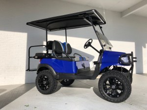 Blue Club Car Precedent Golf Cart Alpha Body 02